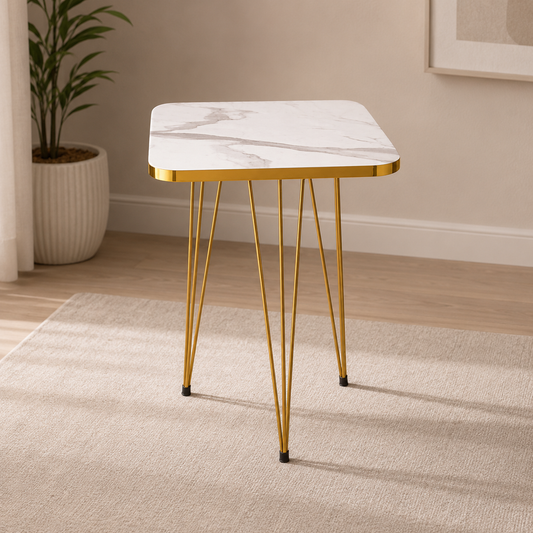 Single Marble Design Square Coffee Table Bc-15704